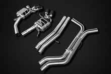 Load image into Gallery viewer, Capristo Audi C8 RS6, RS7 Valved Exhaust with Beveled Carbon Fiber Tips