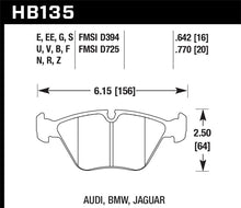 Load image into Gallery viewer, Hawk 1997 BMW E36 M3 Blue 9012 Race Front Brake Pads