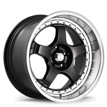 Load image into Gallery viewer, Konig SSM 18x10 5x114.3 ET15 Gloss Black w/ Machined Lip