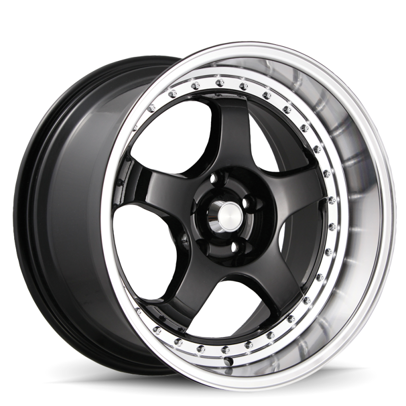 Konig SSM 18x9 5x114.3 ET22 Gloss Black w/ Machined Lip