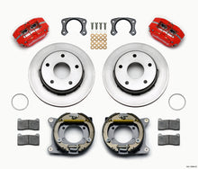 Load image into Gallery viewer, Wilwood Dynapro Lug Mount P/S Park Brake Kit Red Big Ford New 2.38in Off Bronco 5 x 5.50