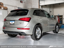 Load image into Gallery viewer, AWE Tuning Audi 8R Q5 3.2L Non-Resonated Exhaust System (Downpipe-Back) - Diamond Black Tips