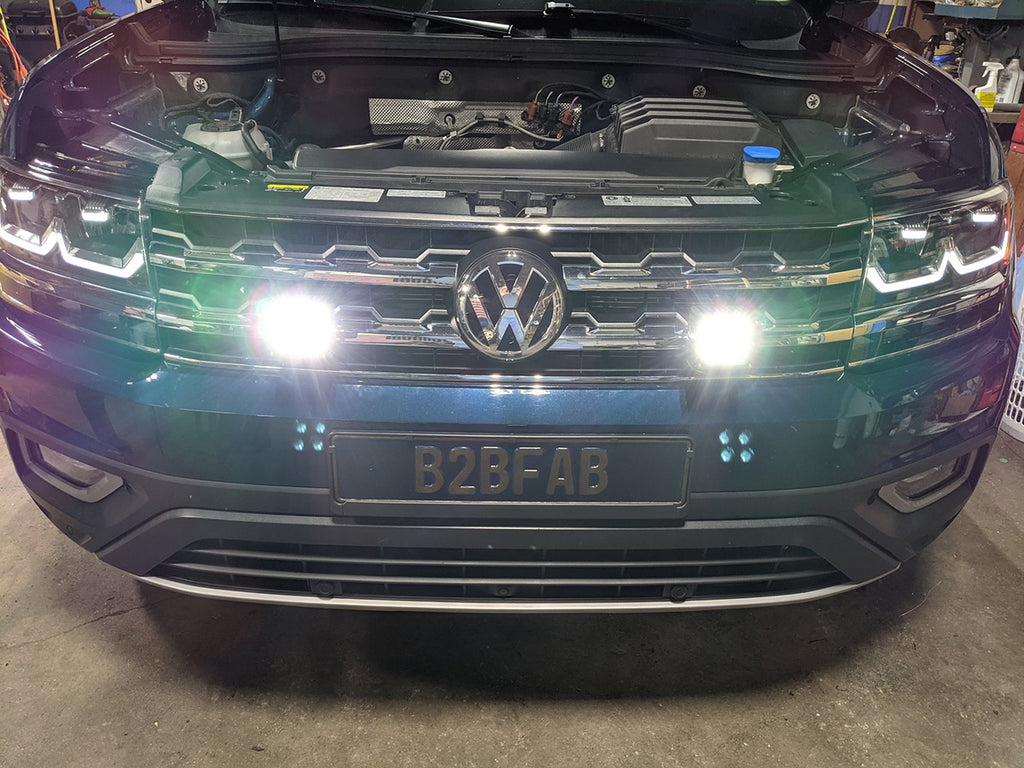 B2BFAB Let There Be Light Bar - VW Atlas Auxiliary Grill Light Mount