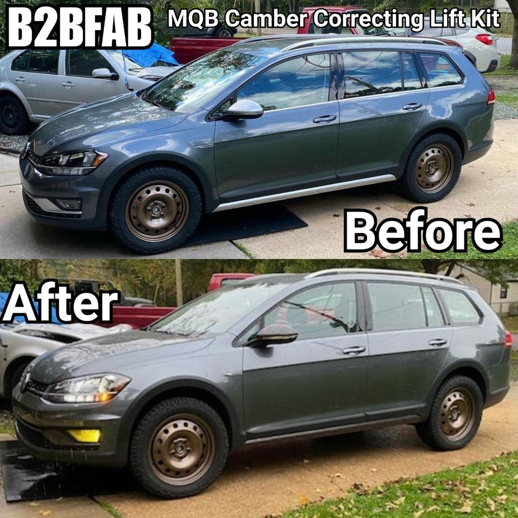 B2BFAB Camber Correcting Lift Kit - VW Mk7, Mk7.5 Golf Sportwagen, Alltrack