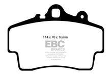 Load image into Gallery viewer, EBC 97-99 Porsche Boxster (Cast Iron Rotors only) 2.5 Yellowstuff Front Brake Pads