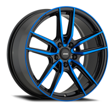 Load image into Gallery viewer, Konig Myth 17x8 5x100 ET43 Gloss Black w/ Blue Tinted Clearcoat