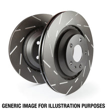 Load image into Gallery viewer, EBC 07-10 Audi TT Quattro 3.2 USR Slotted Rear Rotors