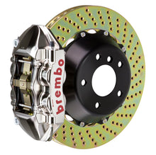 Load image into Gallery viewer, Brembo 23+ GR Corolla Rear GTR BBK 4 Piston Billet345x28 2pc Rotor Drilled- Nickel Plated