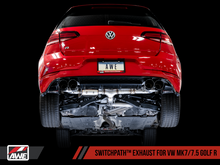 Load image into Gallery viewer, AWE Tuning Volkswagen Golf R MK7 SwitchPath Exhaust w/Diamond Black Tips 102mm