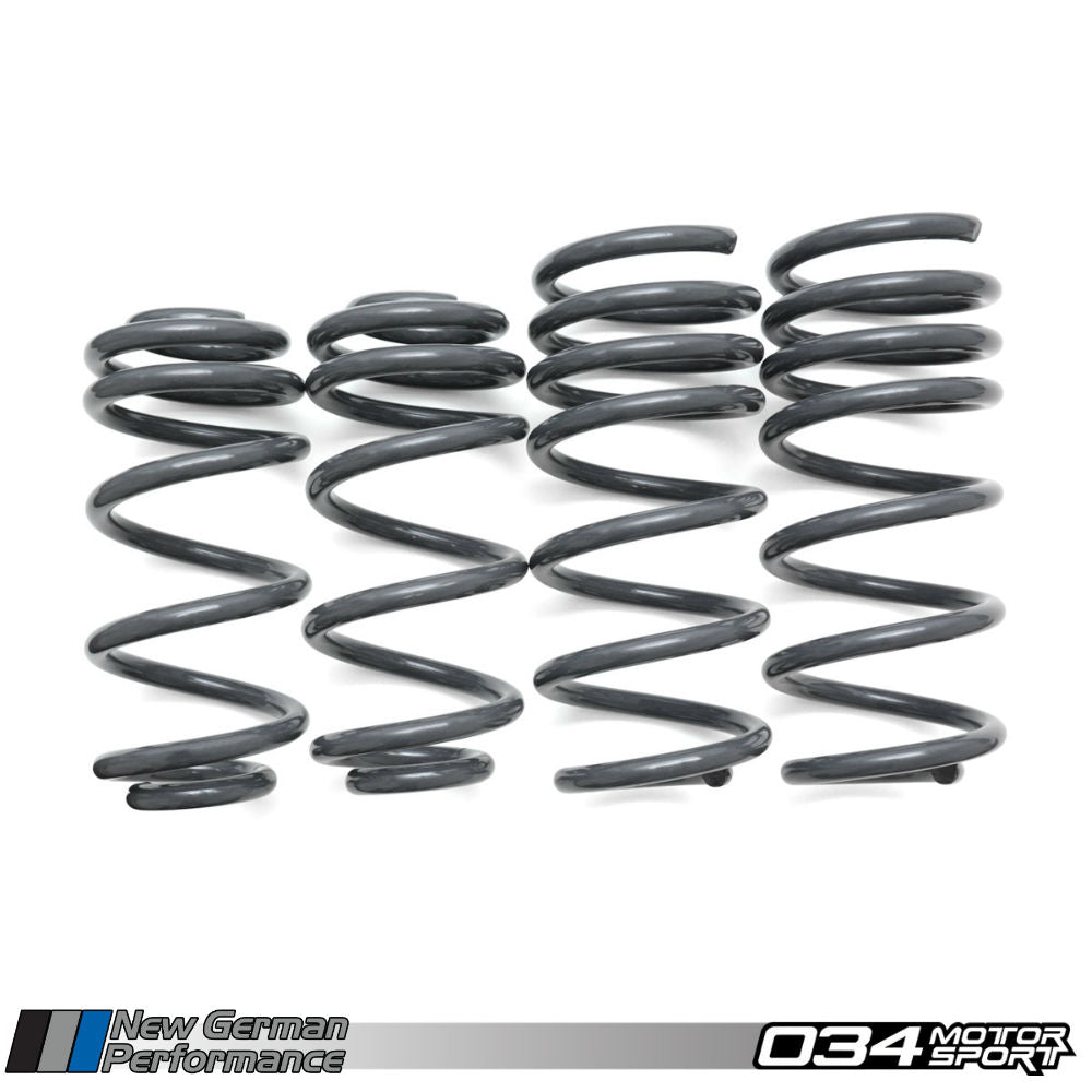 034 Motorsport Dynamic+ Performance Lowering Springs for B9 Audi A4, Allroad