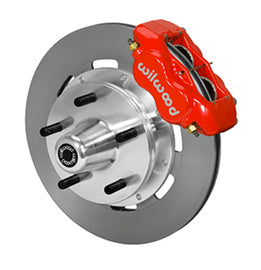 Wilwood Forged Dynalite Front Kit 19.00in Plain Rotor Red WWE ProSpindle (5x5.00in Hub)