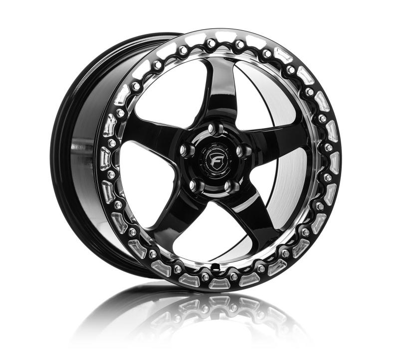 Forgestar D5 Beadlock 15x10 / 5x114.3 BP / ET50 / 7.5in BS Gloss Black Wheel