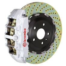 Load image into Gallery viewer, Brembo 21+ F150 Raptor Front GT BBK 6 Piston Cast 2pc 380x34 2pc Rotor Drilled-Silver