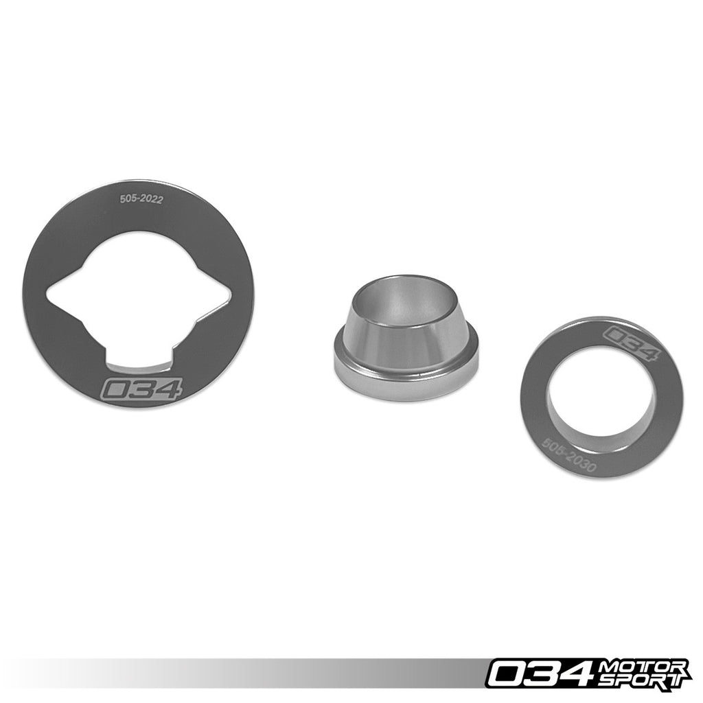 034MOTORSPORT BILLET ALUMINUM REAR DIFFERENTIAL MOUNT INSERT KIT, B9/B9.5 AUDI Q5/SQ5