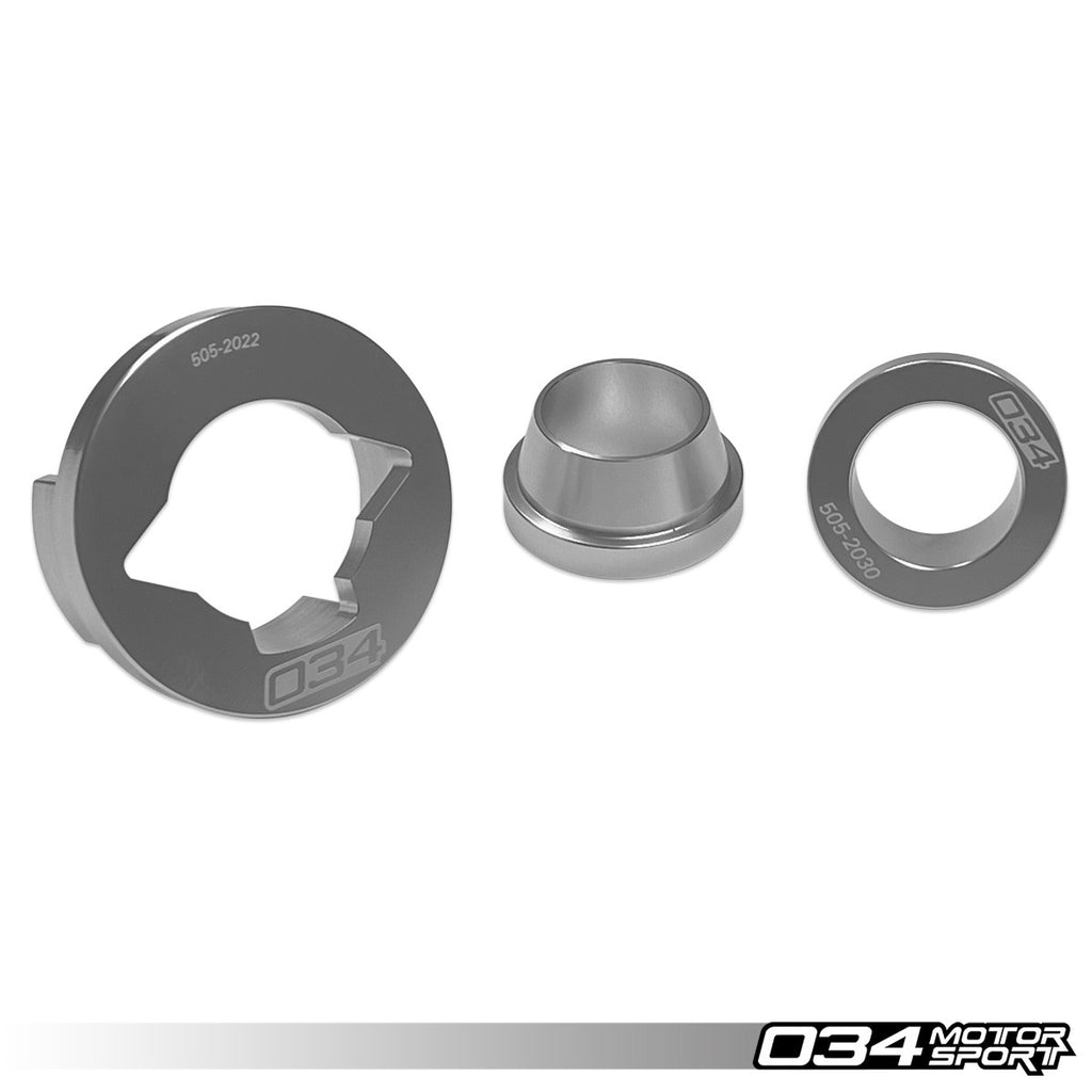 034MOTORSPORT BILLET ALUMINUM REAR DIFFERENTIAL MOUNT INSERT KIT, B9/B9.5 AUDI Q5/SQ5