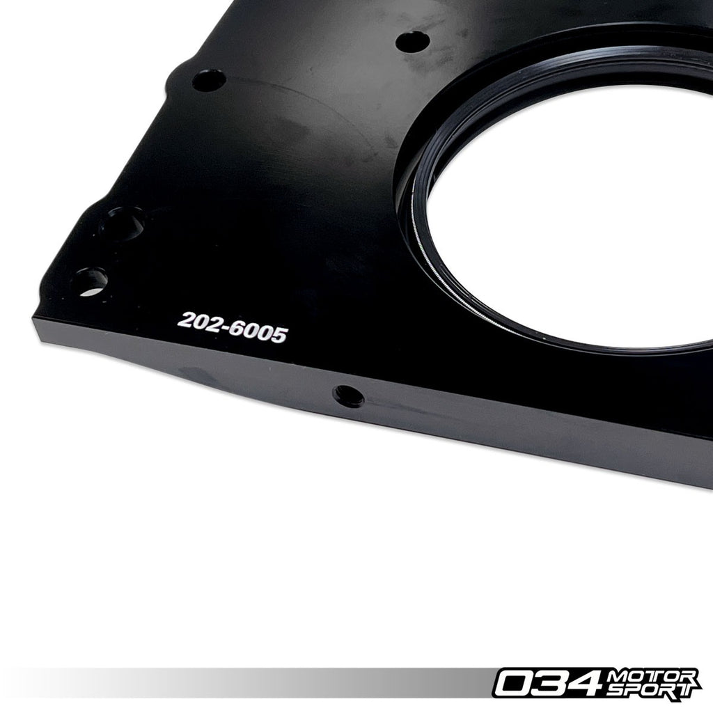 034MOTORSPORT BILLET ALUMINUM REAR MAIN SEAL, AUDI 2.7T V6