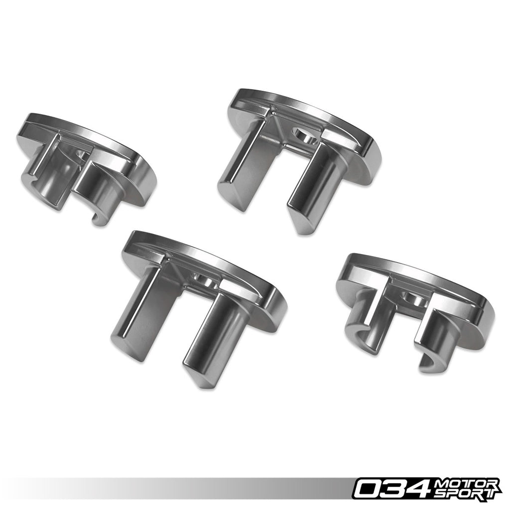 034MOTORSPORT BILLET ALUMINUM REAR SUBFRAME MOUNT INSERT KIT, B9/B9.5 AUDI Q5/SQ5