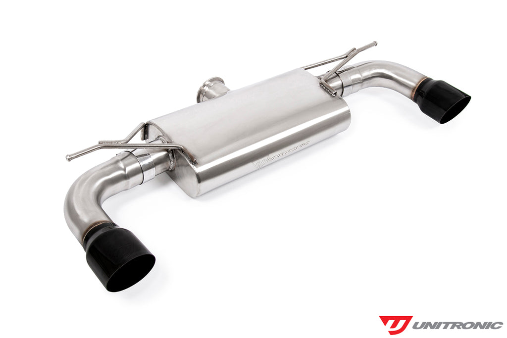 UNITRONIC CAT-BACK EXHAUST FOR MK7, MK7.5 GTI, BLACK TIPS