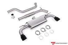 Load image into Gallery viewer, UNITRONIC CAT-BACK EXHAUST FOR MK7, MK7.5 GTI, BLACK TIPS