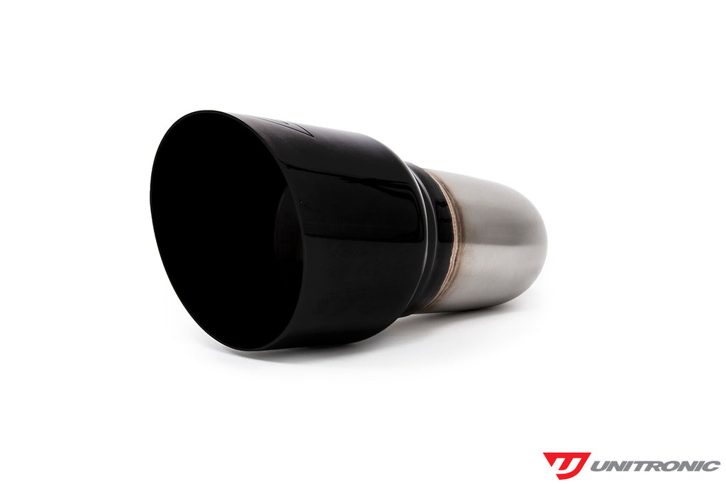 UNITRONIC CAT-BACK EXHAUST FOR MK7, MK7.5 GTI, BLACK TIPS