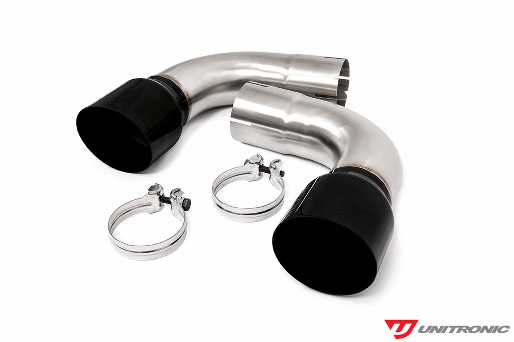 UNITRONIC CAT-BACK EXHAUST FOR MK7, MK7.5 GTI, BLACK TIPS