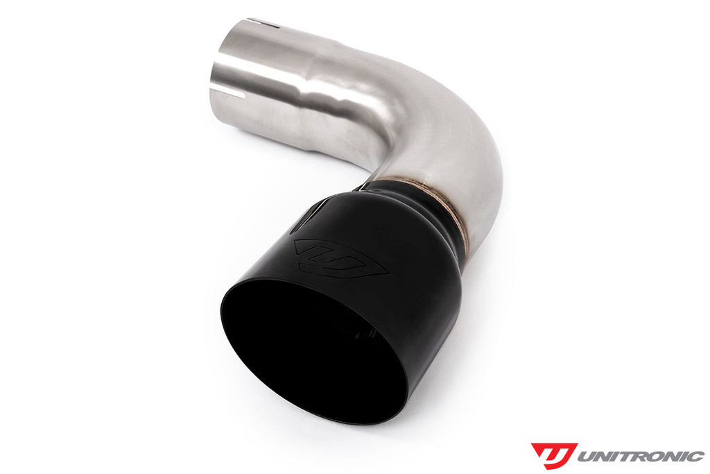 UNITRONIC CAT-BACK EXHAUST FOR MK7, MK7.5 GTI, BLACK TIPS