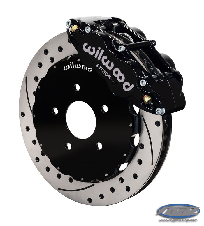 Wilwood 6-Piston Forged Superlite Big Brake Kit - Mk5 Rabbit / GTI / GLI, Mk6 GTI / GLI, 2012+ Beetle Turbo, Audi A3