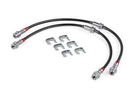 APR FRONT BRAIDED STAINLESS STEEL BRAKE LINES - VW MK5 R32, MK6 GOLF R