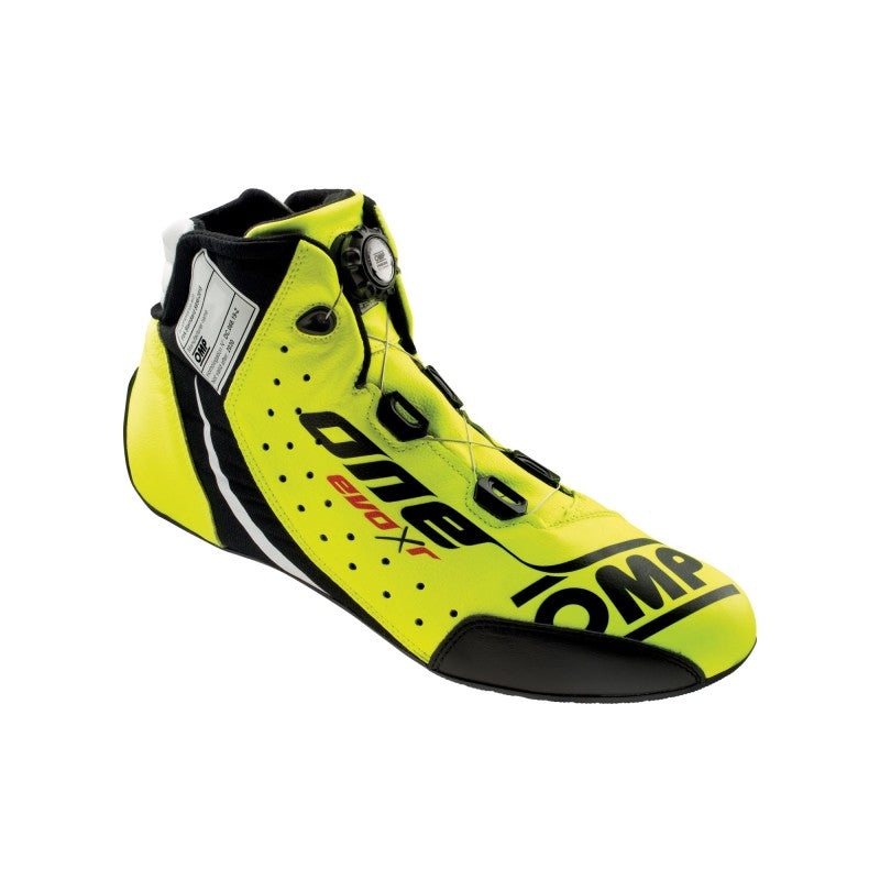 OMP One Evo X R Shoes Fluorescent Yellow - Size 46 (Fia 8856-2018)