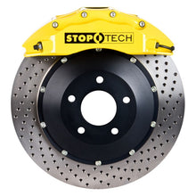 Load image into Gallery viewer, StopTech 08-10 Audi S5 Front BBK w/ Yellow ST-60 Calipers Drilled 380x32mm Rotors Pads Lines