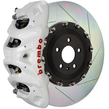 Load image into Gallery viewer, Brembo 09-13 X5M Front GT BBK 8 Piston Cast 412x38 2pc Rotor Slotted Type1 - White