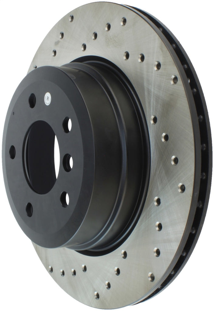 StopTech Sport Cross Drilled Brake Rotor - Front Left