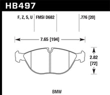 Load image into Gallery viewer, Hawk 04-06 Audi TT Quattro/04-05 VW Golf R32/96-01 BMW 750iL Performance HT-10 Race Front Brake Pads