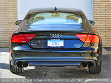 Load image into Gallery viewer, AWE Tuning Audi C7 A7 3.0T Touring Edition Exhaust - Quad Outlet Diamond Black Tips