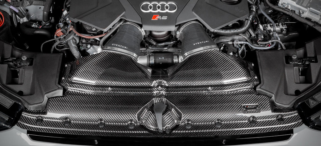 Eventuri Audi C8 RS6, RS7 Carbon Fiber Intake - Gloss Carbon