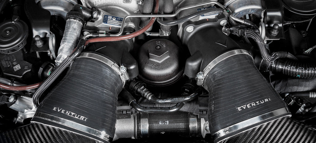 Eventuri Audi C8 RS6, RS7 Carbon Fiber Intake - Gloss Carbon