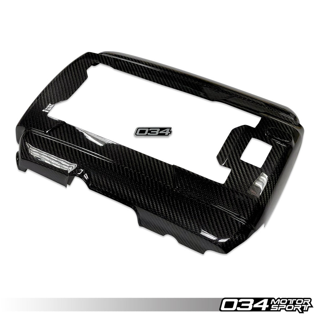 034MOTORSPORT CARBON FIBER ENGINE COVER, MK7, MK7.5 VW GOLF, GTI, GOLF R