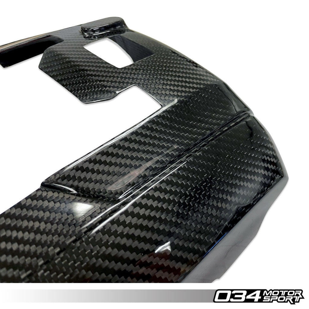 034MOTORSPORT CARBON FIBER ENGINE COVER, MK7, MK7.5 VW GOLF, GTI, GOLF R