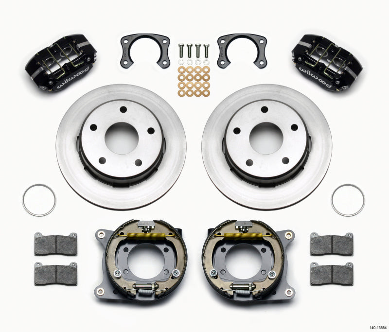 Wilwood Dynapro Lug Mount P/S Park Brake Kit Big Ford New 2.38in Off Bronco 5 x 5.50