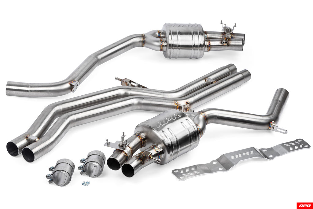 APR C7, C7.5 RS6, RS7 4.0 TFSI Catback Exhaust System - No Center Muffler