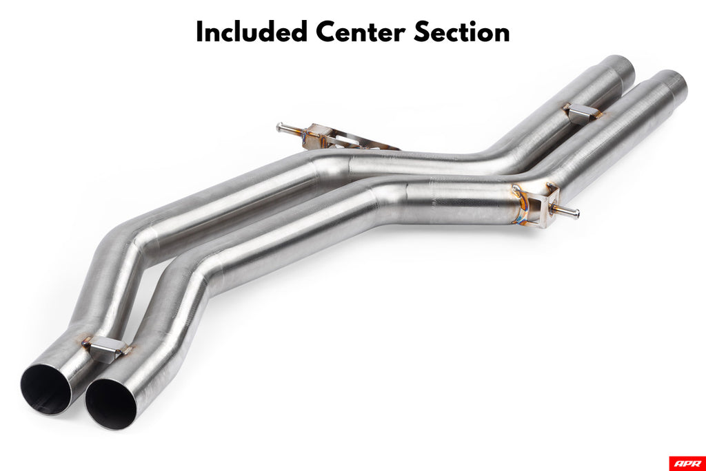 APR C7, C7.5 RS6, RS7 4.0 TFSI Catback Exhaust System - No Center Muffler