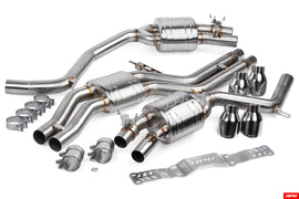 APR C7 / C7.5 S6 / S7 4.0 TFSI Catback Exhaust System - With Center Muffler