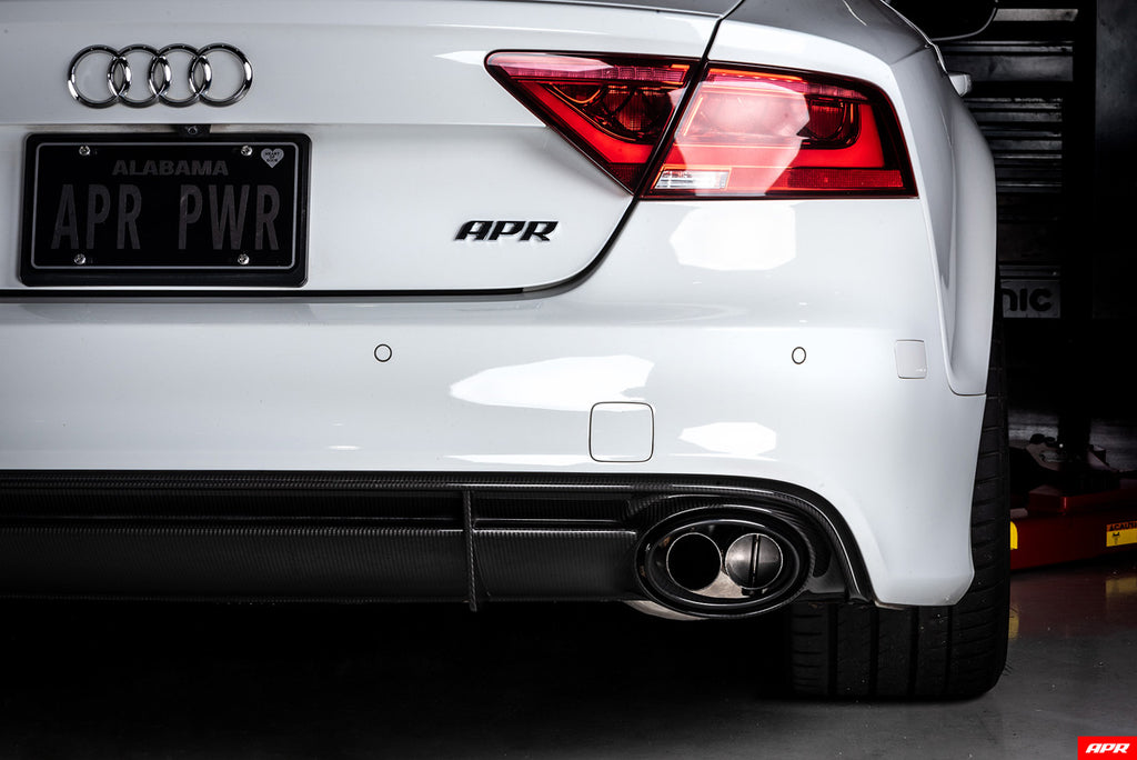 APR C7, C7.5 RS6, RS7 4.0 TFSI Catback Exhaust System - With Center Muffler