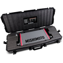 Load image into Gallery viewer, Mishimoto Universal Carbon Fiber Intercooler - Gloss Tanks - 450mm Black Core - C-Flow - GR V-Band