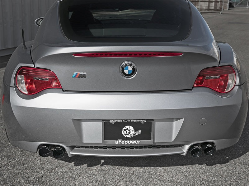 aFe MACH Force-Xp 2-1/2in 304 SS Cat-Back Exhaust w/ Black Tips 05-08 BMW Z4 M Coupe (E86) L6 3.2L
