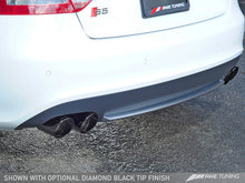 Load image into Gallery viewer, AWE Tuning B8 / B8.5 S5 Cabrio Touring Edition Exhaust - Non-Resonated - Diamond Black Tips