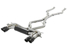 Load image into Gallery viewer, aFe MACH Force-Xp 3.5in. 304 SS C/B Exhaust System 15-18 BMW X5 M (F85) V8-4.4L (tt) - Black Tip