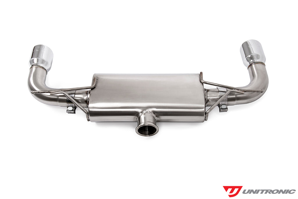 UNITRONIC CAT-BACK EXHAUST FOR MK7, MK7.5 GTI, CHROME TIPS