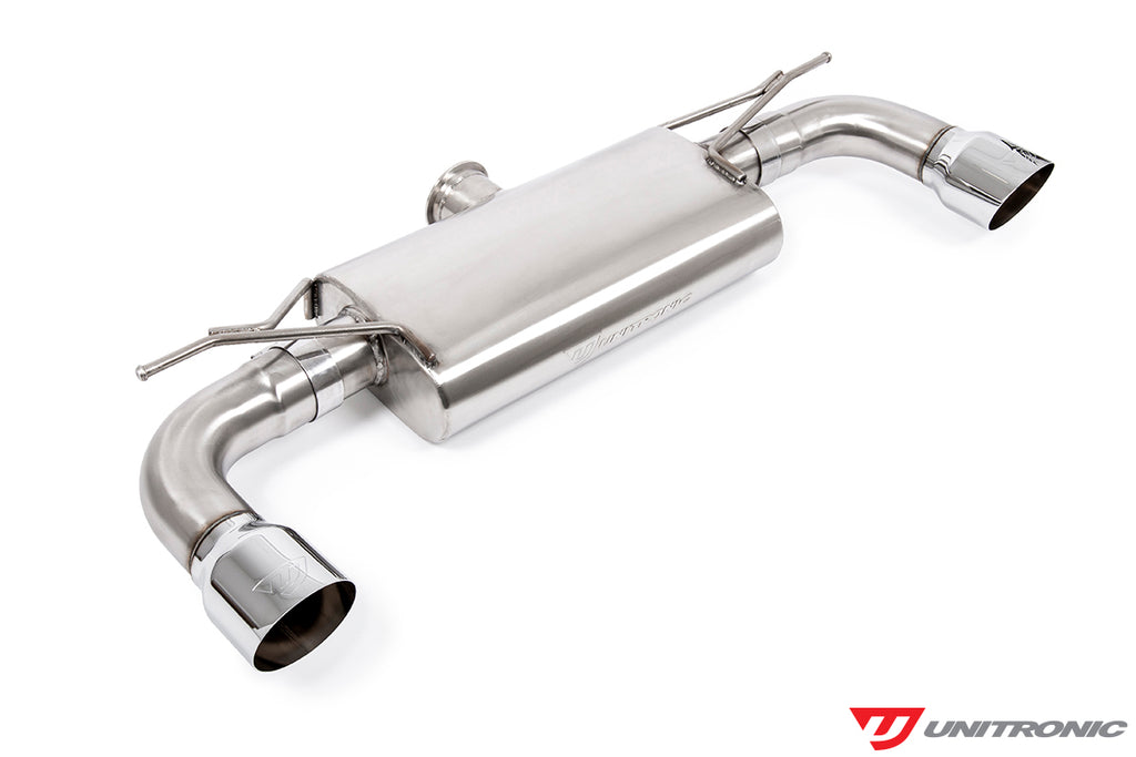 UNITRONIC CAT-BACK EXHAUST FOR MK7, MK7.5 GTI, CHROME TIPS