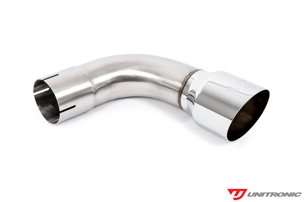 UNITRONIC CAT-BACK EXHAUST FOR MK7, MK7.5 GTI, CHROME TIPS